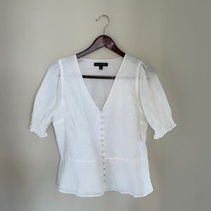 Banana Republic linen blouse